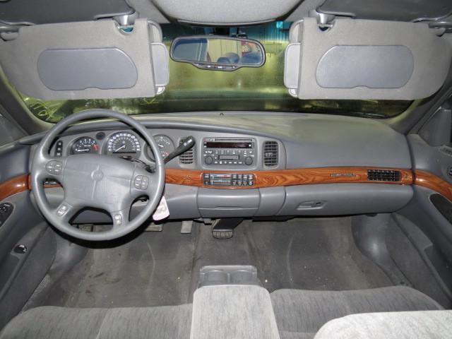 2003 buick lesabre sunvisor passenger rh gray lighted/mirror 2402258