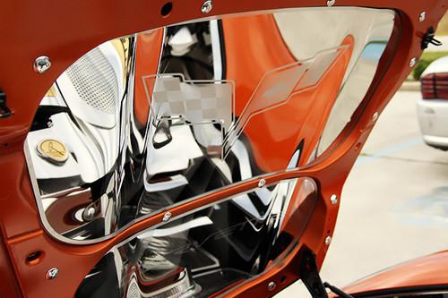 Acc 043106 - 05-13 chevy corvette hood panel polished car chrome trim