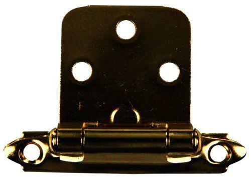 J r products 70585 self-closing flush mount hinge - antique brass