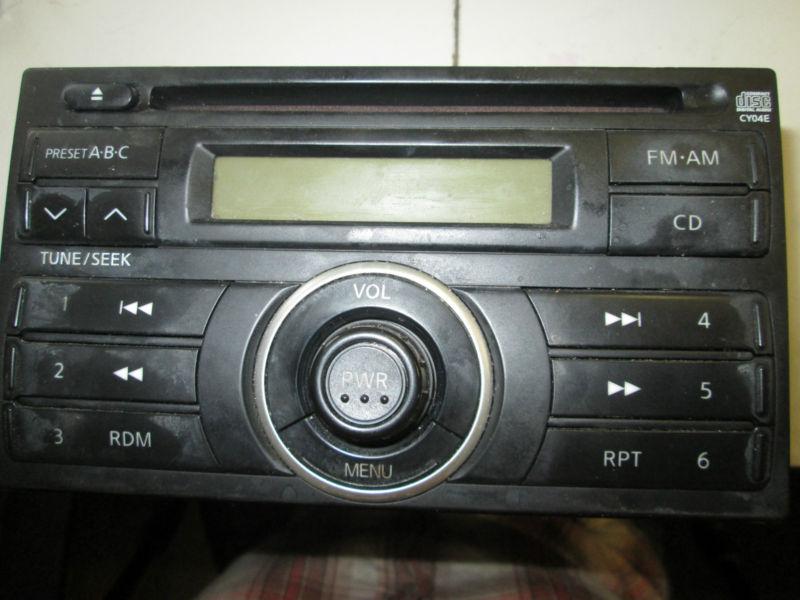 2009 nissan versa radio head unit am/fm cd player