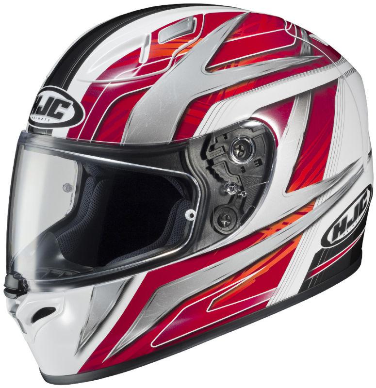 Hjc fg-17 ace red white silver black small s sm sml motorcycle helmet