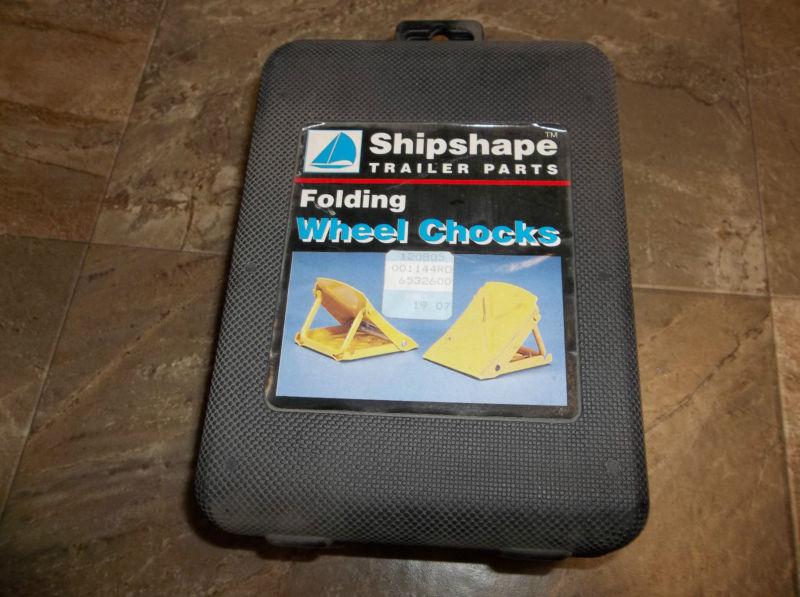 Shipshape folding wheel chocks