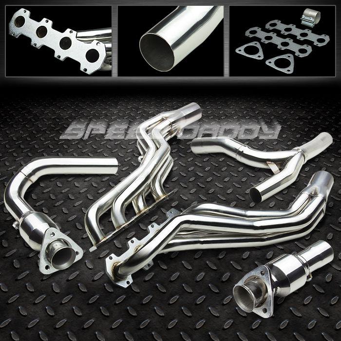 Stainless steel racing header manifold/exhaust 04-08 ford f-150/f150 5.4l v8