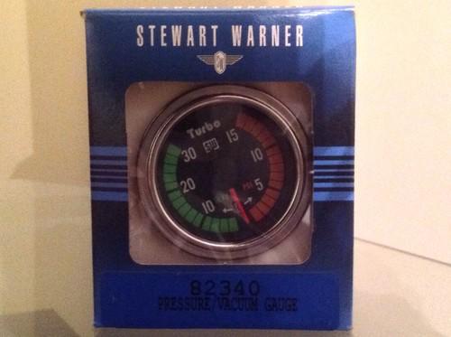 Nos stewart warner turbo boost gauge - 1987 buick gnx grand national 87 regal gn