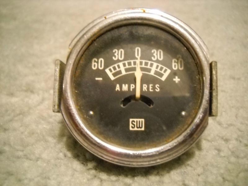 Vintage sw amperes volt gauge