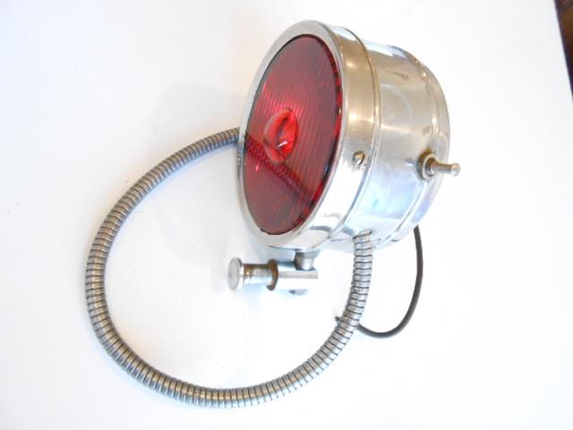 Vintage fire truck spotlight red flasher emergency light  ratrod antique
