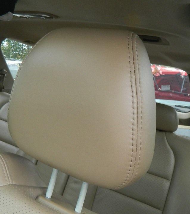 2001-2003 acura mdx tan leather front head rest pair