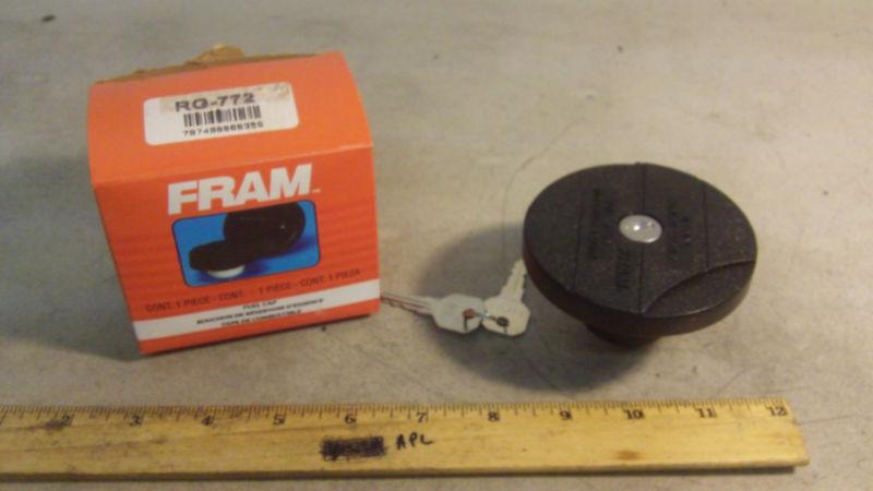 Fram rg772 locking fuel tank cap (fits many classic gm and mopar vehicles)