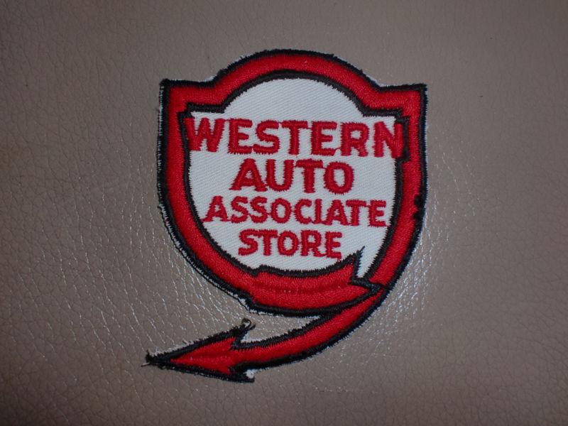 Nos 1950s western auto parts associate store uniform sew-on patch -