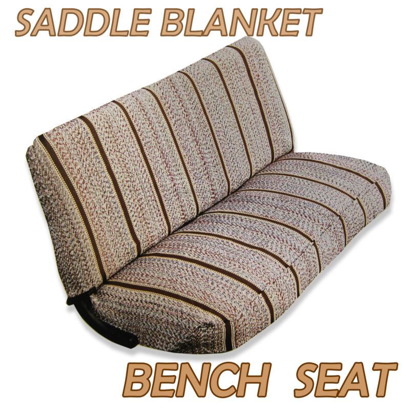 Saddle blanket bench  car truck seat cover tan color free shipping