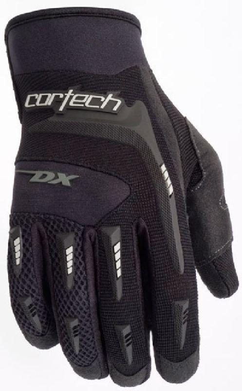 Cortech dx 2 black small textile womens motorcycle dirt bike gloves sml sm s