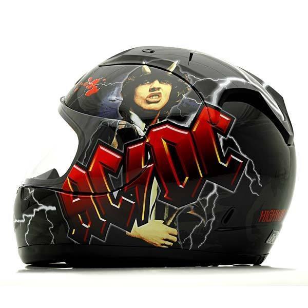 Oneal ac/dc rockhard full face street helmet  ****free shipping!****