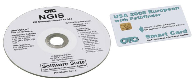 New 2008 european smartcard 3.0 software matco determinator scanner update set