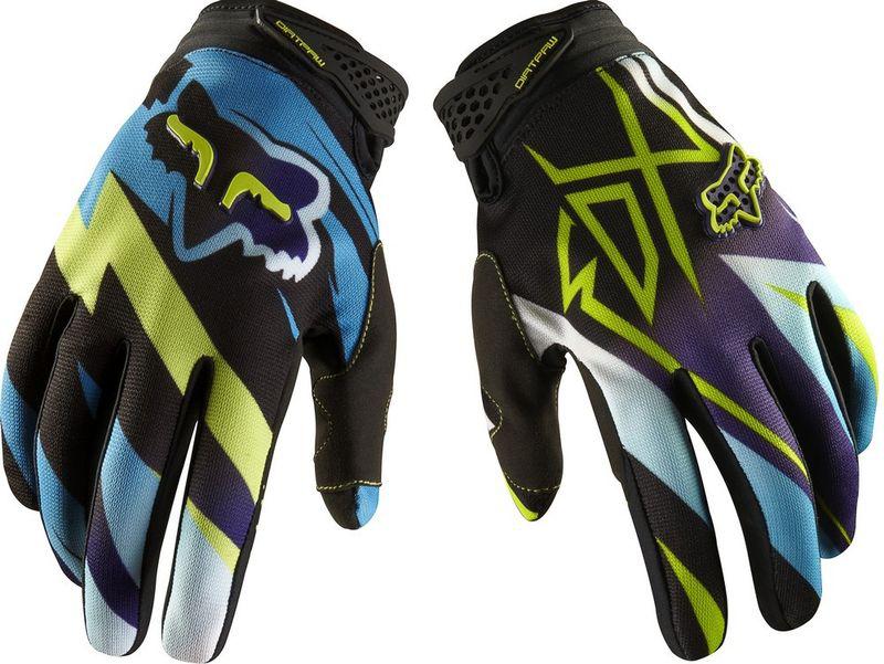 Fox racing youth dirtpaw costa blue gloves  2013 mx motocross