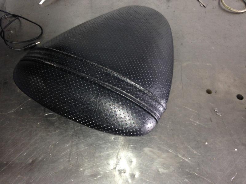 2003-up buell firebolt - rear seat- perforated black - used