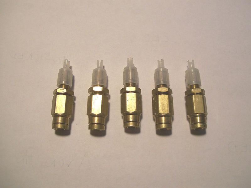 5-1/4 brass push to connect schrader (inflation) valves