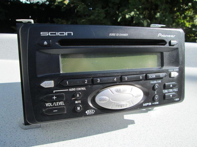 Scion tc pioneer am fm radio stereo 6 disc cd changer mp3 player 86120-0w110