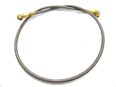 Braided oil feed line stainless steel 30" -3an 1/8" obx