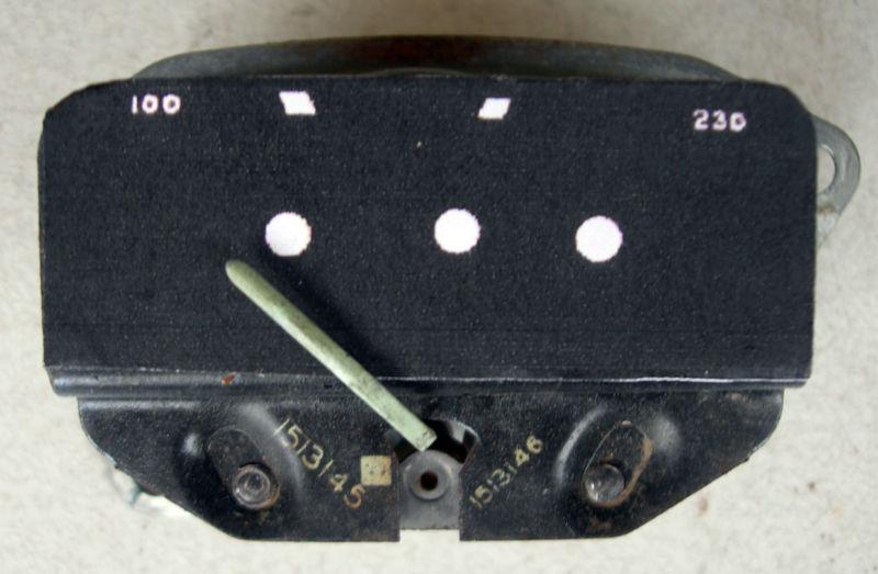 1955 1956 chevy manual temperature gauge item #2