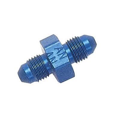 Aeroquip fbm2050 fitting coupler straight male -3 an to male -3 an blue ea