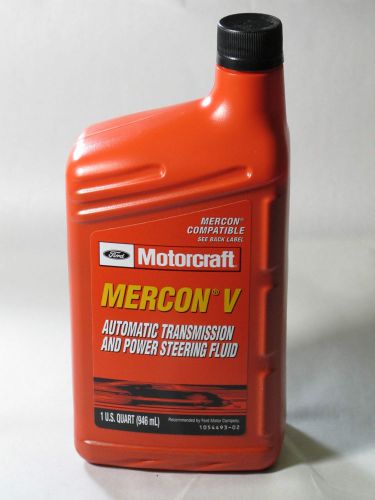 Motorcraft xt5qm mercon v automatic transmission and power steering fluid
