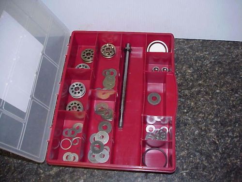 Penske racing shocks valve &amp; shim parts kit in a plastic box nascar arca k&amp;n