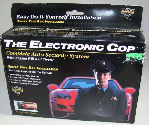 The electronic cop auto security system - simple fuse box installation - new