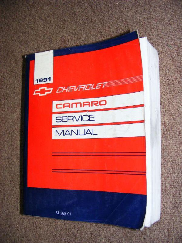  1991 chevrolet camaro shop manual / original g.m. service z-28 oem