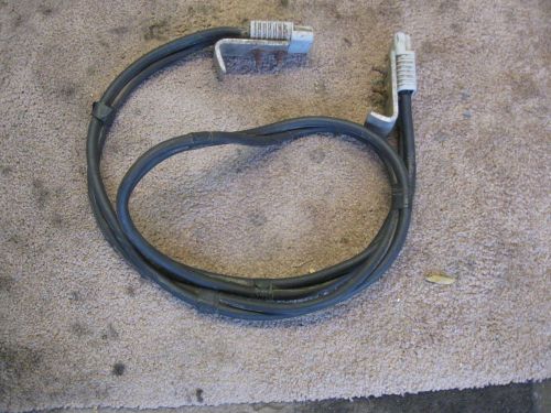 Battery to car starting cable, gray ends 6&#039; 4&#034; length