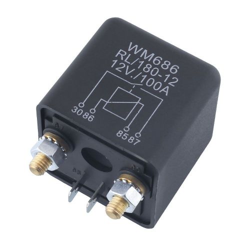 Car auto 12v 100a relay 4 pin rl180 install amp style split chargeover