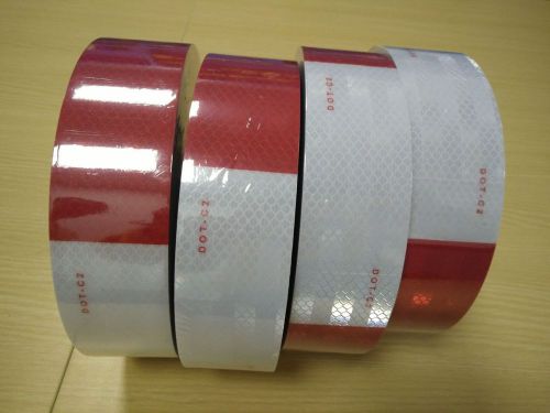 150&#039;  red white dot c2 approved reflective conspicuity trailer tape buy