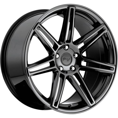 Niche m141 lucerne 20x9 5x114.3 +35mm black chrome wheels rims