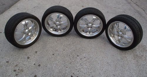 Billet specialties wheels set of 4 18x8 5x4.25 5x108  kumho 225/40zr18 j8794