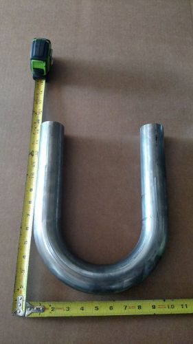2&#034; - 304 stainless steel - .065 wall - 4&#034; clr - 180° bend