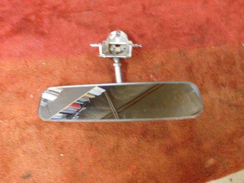 1962 1963 ford galaxie rear view mirror -very good visor mount, stem and glass