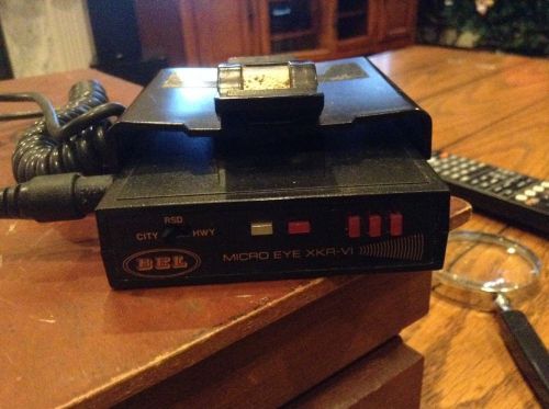 Bel micro eye xkr-vi radar detector and car adapter