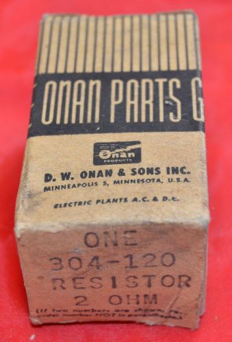 Vintage nos onan 304-120 generator resistor 2 ohm