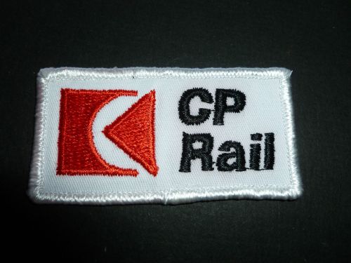 Cp rail canadian pacific railway logo patch small embroidered iron original new