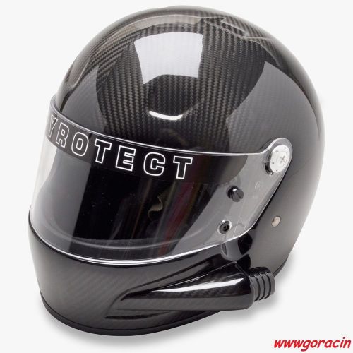 Sa2015 pyrotect pro airflow carbon fiber side forced air helmet,scca,nasa,lemons