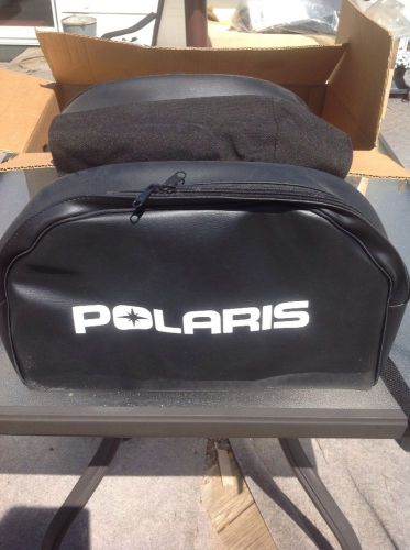 Polaris saddle bags vinyl vintage brand new fits all polaris snowmobles except 2