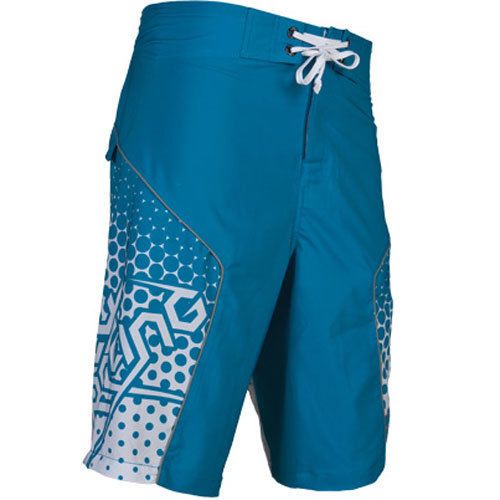 Fly racing mens board short  blue/white 30