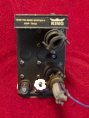 King kxp 750 transponder with tray and connectors p/n 066-1011-00