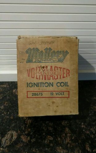 Vintage mallory voltmaster mark ll ignition coil