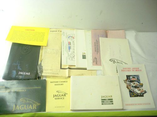 1989 jaguar xj6 owners manual set and case