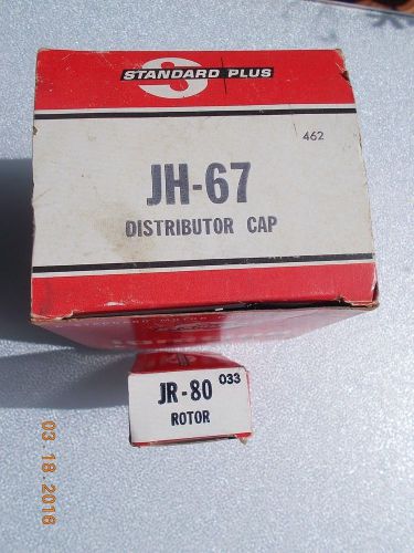 Unused standard jh-67 distributor cap &amp; jr-80 rotor