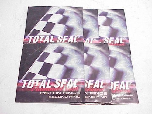 6 new total seal diamond finish piston rings second ring rr0008