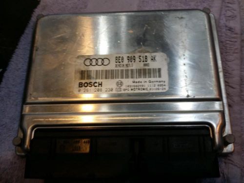 Audi audi a4 engine brain box electronic control module; 1.8l (turbo) 04