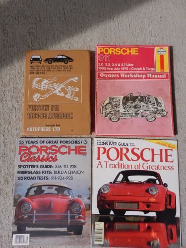 Porsche 1965 to 1975 911 haynes autopress manuals, magazines