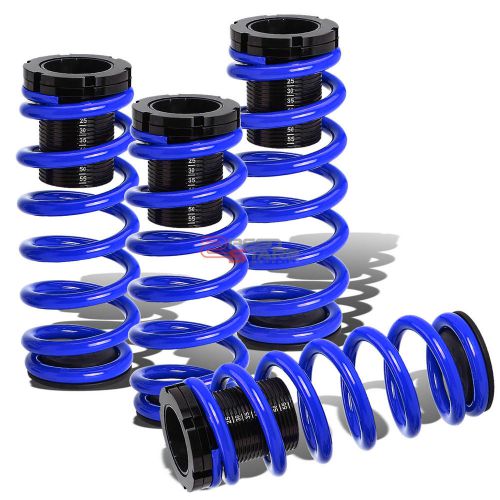 Lowering suspension adjustable coilover+blue springs for 85-98 vw golf/jetta