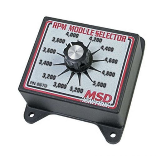 Msd 8670 selector switch, 3.0k-5.2k imca nhra